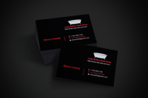 Business Card Design by esolztech for Lady Belle's Bath Shop | Design: #17195756