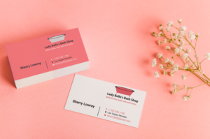 Business Card Design by esolztech for Lady Belle's Bath Shop | Design: #17195806