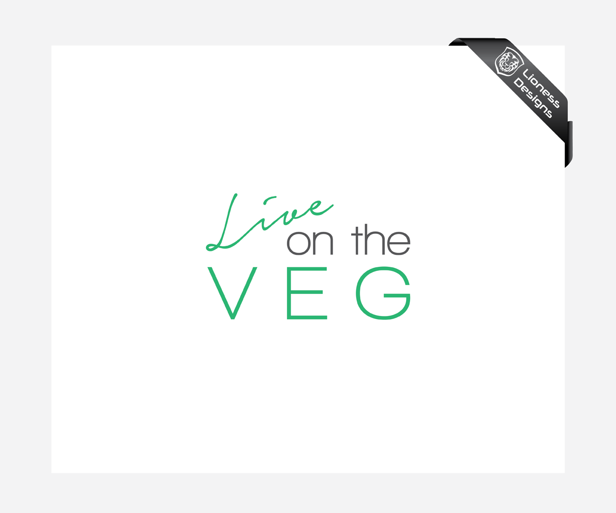 Logo Design by Lioness Designs for Live on the Veg | Design #17220264
