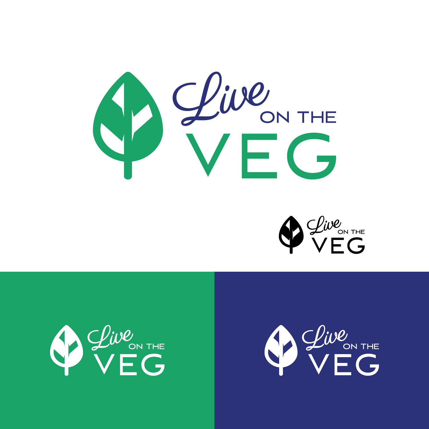 Logo Design by CS_Creatives for Live on the Veg | Design #17186991