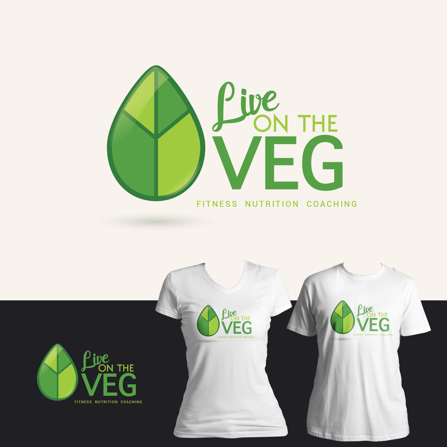 Logo Design by Claire.W for Live on the Veg | Design #17177953