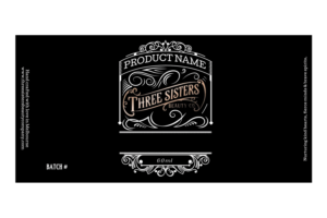 Three Sisters Beauty Co.- Label template for Australian Small Batch Skincare company  | Label Design by Polina Perova