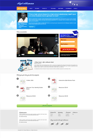 Web Design by Dinil Valsan for this project | Design: #635750