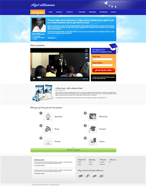 Web Design by Dinil Valsan for this project | Design: #637125