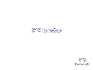 HomeGate Realty of Nevada | Logo Design by nzvm