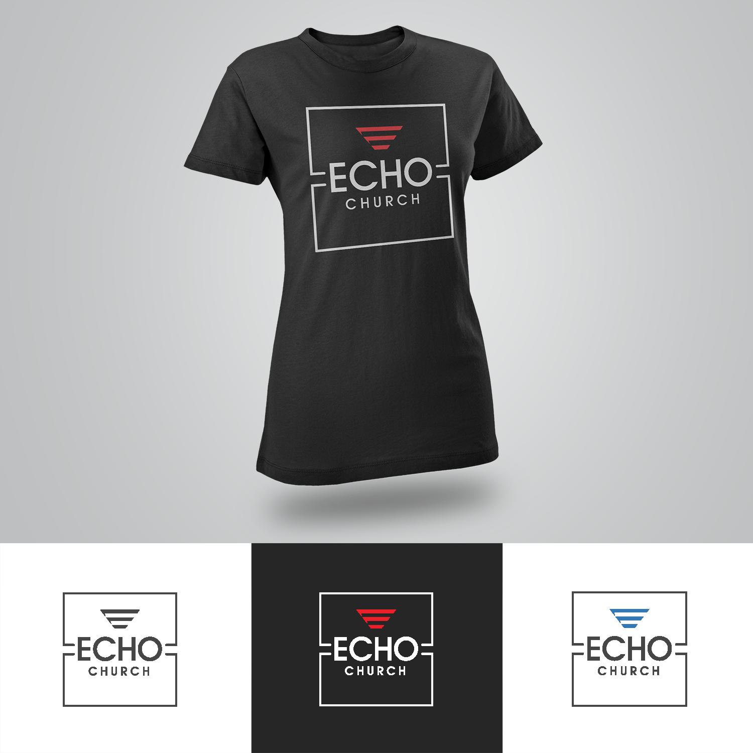 T-Shirt-Design von Brandcrate für Echo.Church | Design #17185172