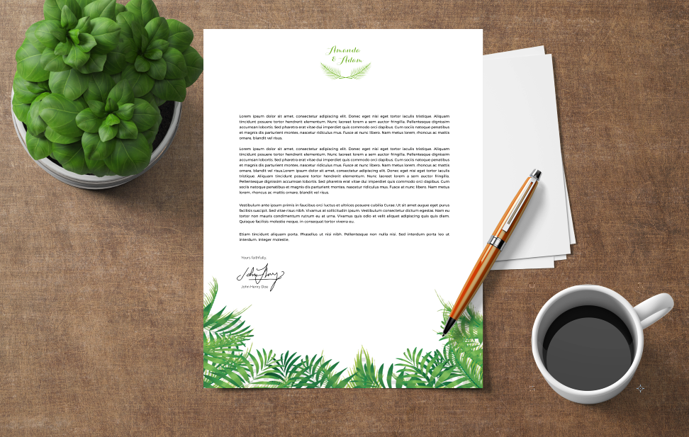Stationery Design by Sarah Mathews for this project | Design #17192236