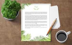 Stationery Design by Sarah Mathews for this project | Design: #17198951