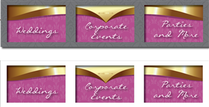 Banner for home page on event planning site | Banner Ad Design by TedAtkinson