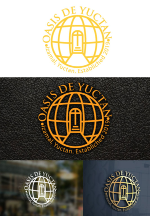 Oasis de Yuctan. Izamal, Yuctan. Establiched 2019 | Logo Design by nexalite