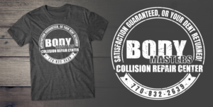 Modern generic Body shop tshirt design | Diseño de Camiseta por db1404