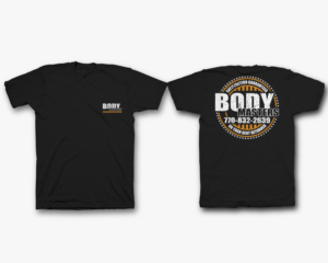 Modern generic Body shop tshirt design | Diseño de Camiseta por saka.aleksandar