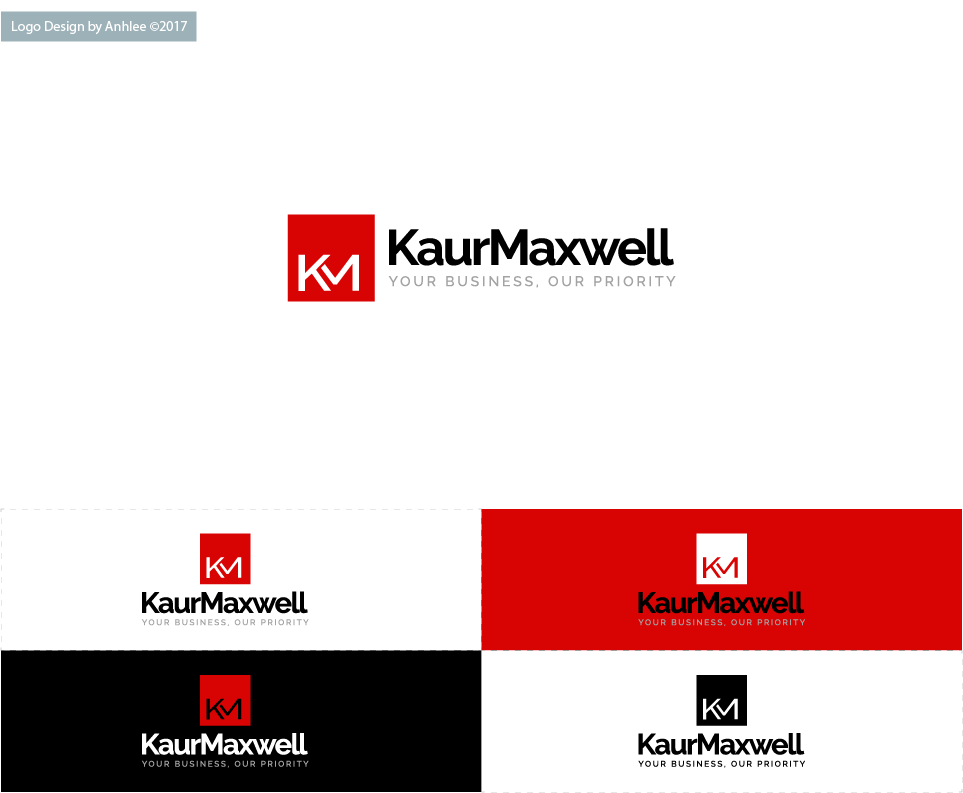 Logo Design by Anhlee for KaurMaxwell Ltd | Design #17202960