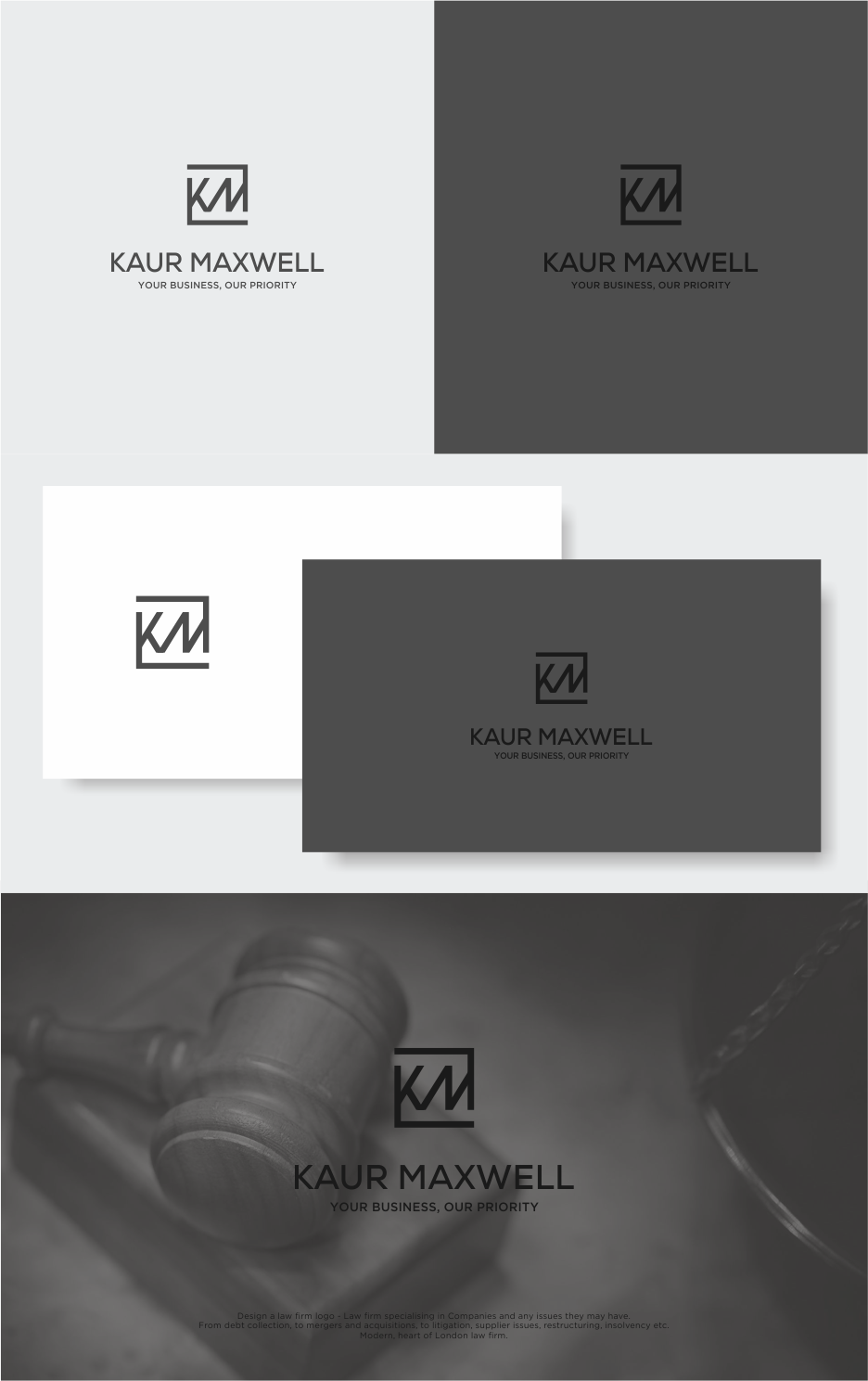 Logo Design by dumx for KaurMaxwell Ltd | Design #17207887