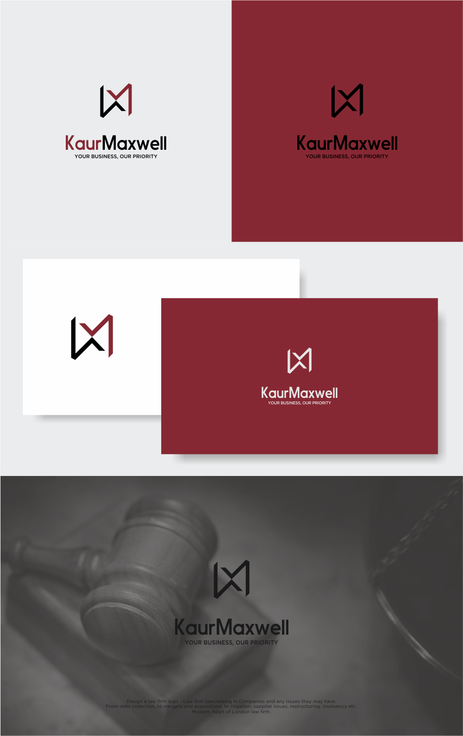 Logo Design by dumx for KaurMaxwell Ltd | Design #17207888
