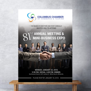 Print Design by uk for Columbus Chamber of Commerce and Tourism | Design: #17232764