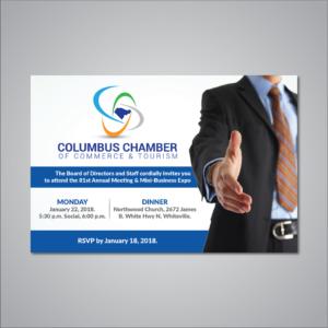 Print Design by Aim_design for Columbus Chamber of Commerce and Tourism | Design: #17189229