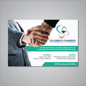 Print Design by Aim_design for Columbus Chamber of Commerce and Tourism | Design: #17189230