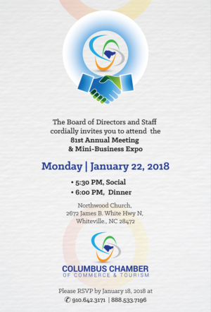 Print Design by Venus L. Penaflor for Columbus Chamber of Commerce and Tourism | Design: #17193840