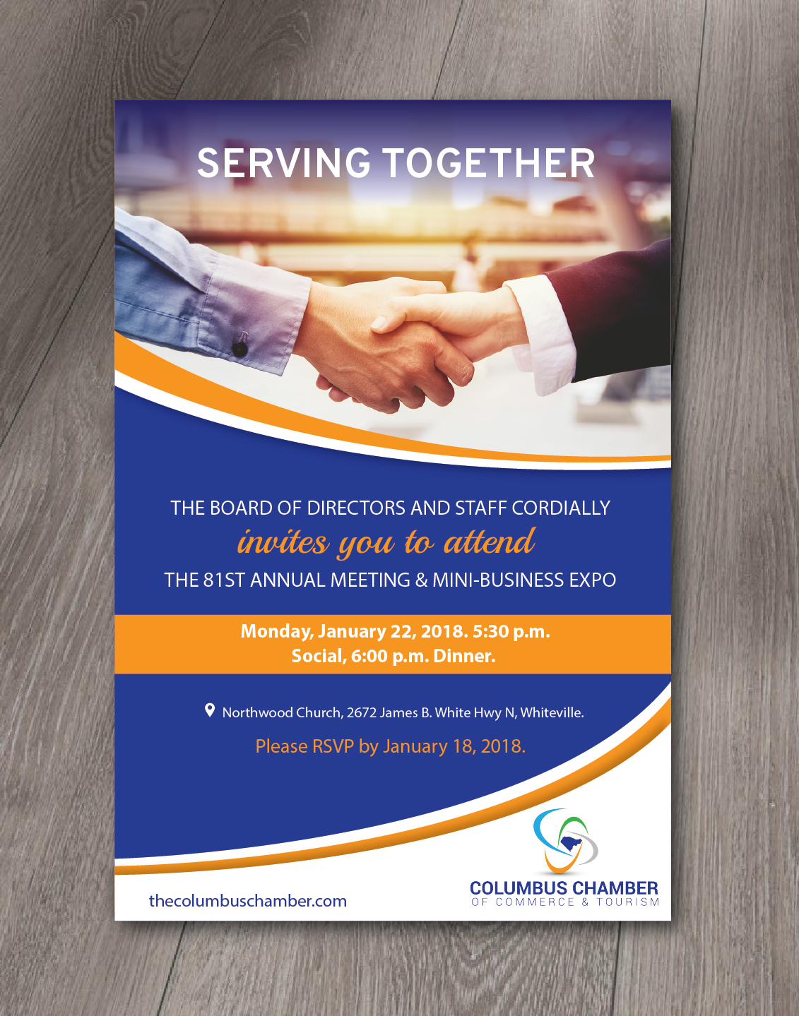 Print Design by alex989 for Columbus Chamber of Commerce and Tourism | Design #17197264