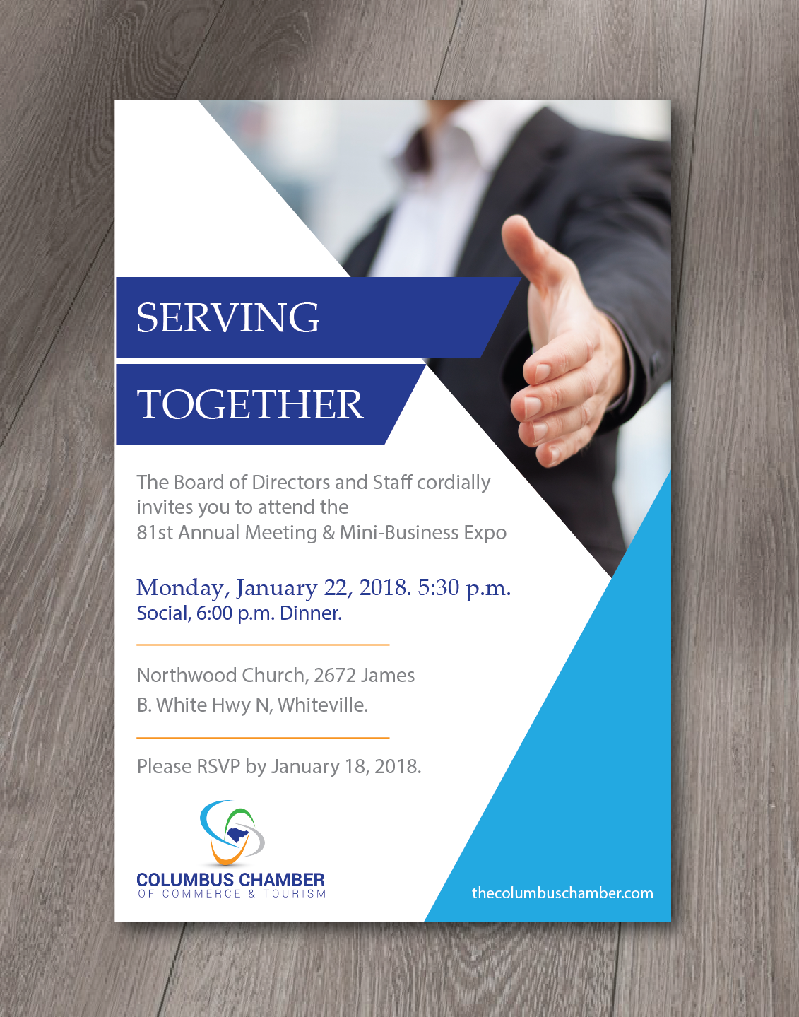 Print Design by alex989 for Columbus Chamber of Commerce and Tourism | Design #17198248
