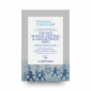 Print Design by vikas naik for Columbus Chamber of Commerce and Tourism | Design: #17199958
