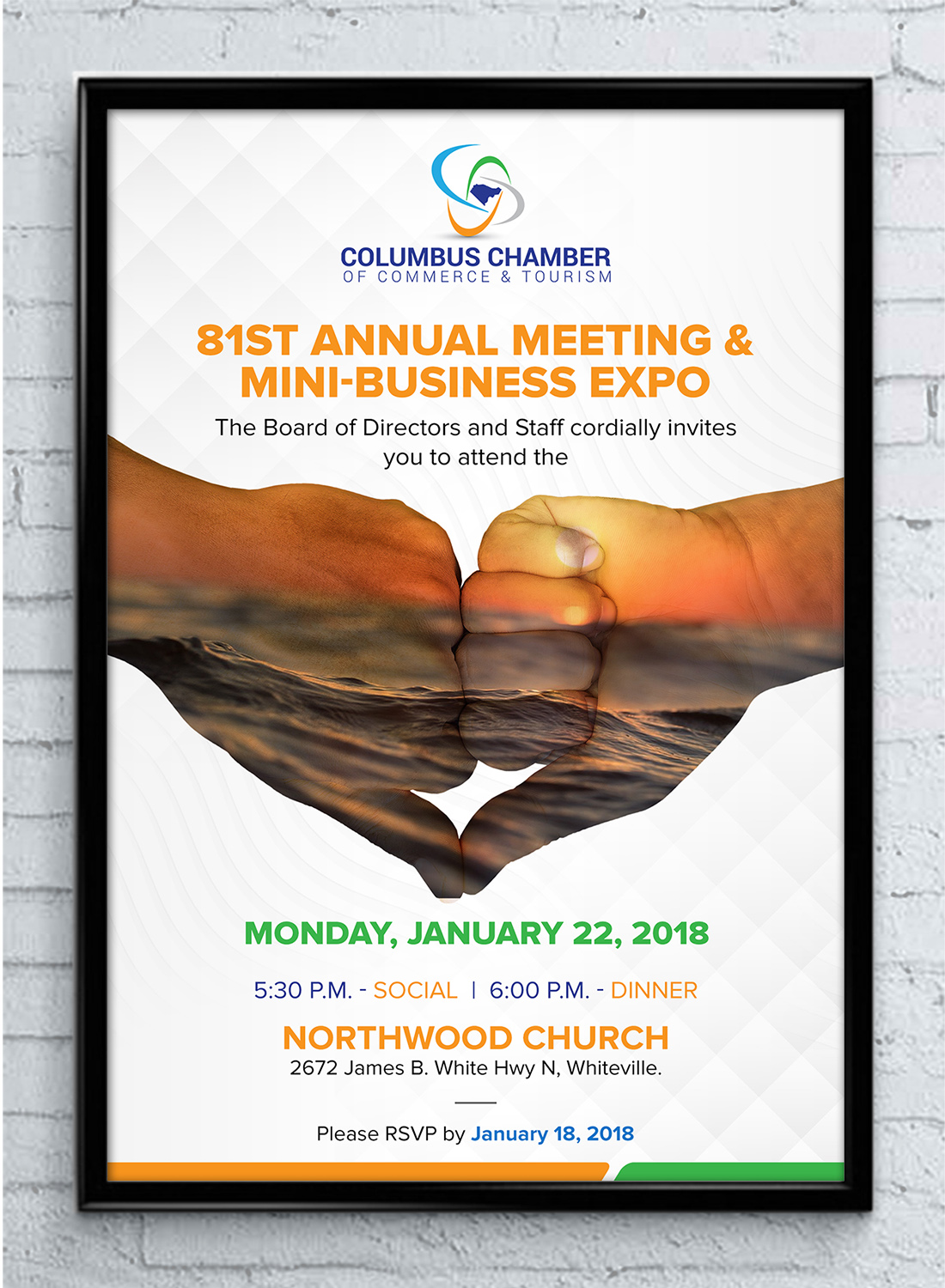 Print-Design von SAI DESIGNS für Columbus Chamber of Commerce and Tourism | Design #17213285