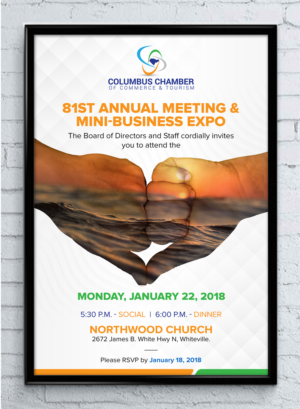 Print Design by SAI DESIGNS for Columbus Chamber of Commerce and Tourism | Design: #17213285