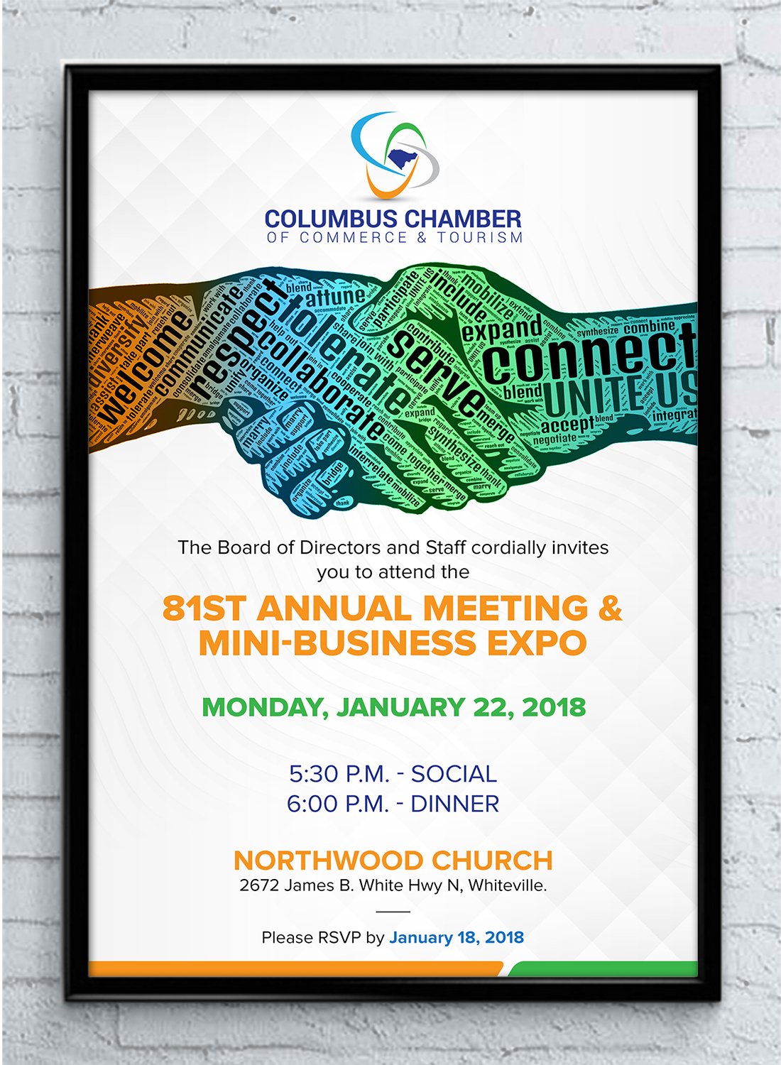 Print Design by SAI DESIGNS for Columbus Chamber of Commerce and Tourism | Design #17254489