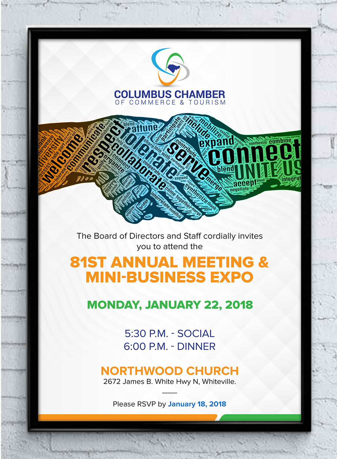Print Design par SAI DESIGNS pour Columbus Chamber of Commerce and Tourism | Design #17254490