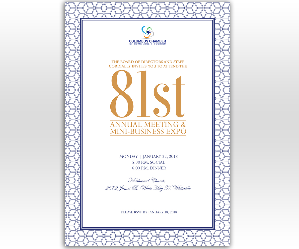 Print-Design von Luniere Designs für Columbus Chamber of Commerce and Tourism | Design #17189176