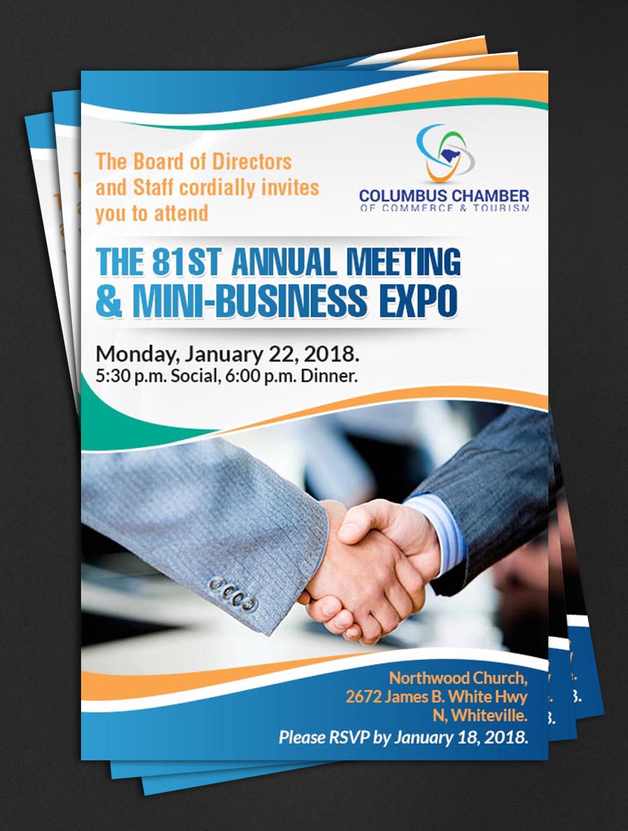 Print Design by crazy creation for Columbus Chamber of Commerce and Tourism | Design #17194680