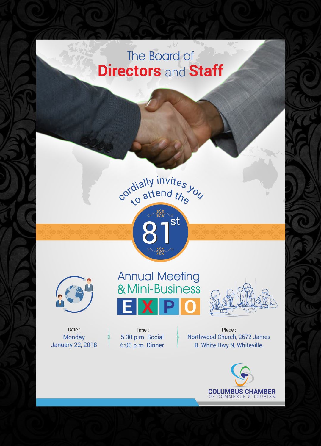 Print Design by saro3005 for Columbus Chamber of Commerce and Tourism | Design #17189301