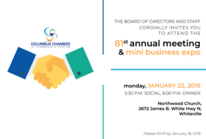 Print Design by Santanu Sarkar for Columbus Chamber of Commerce and Tourism | Design: #17200957