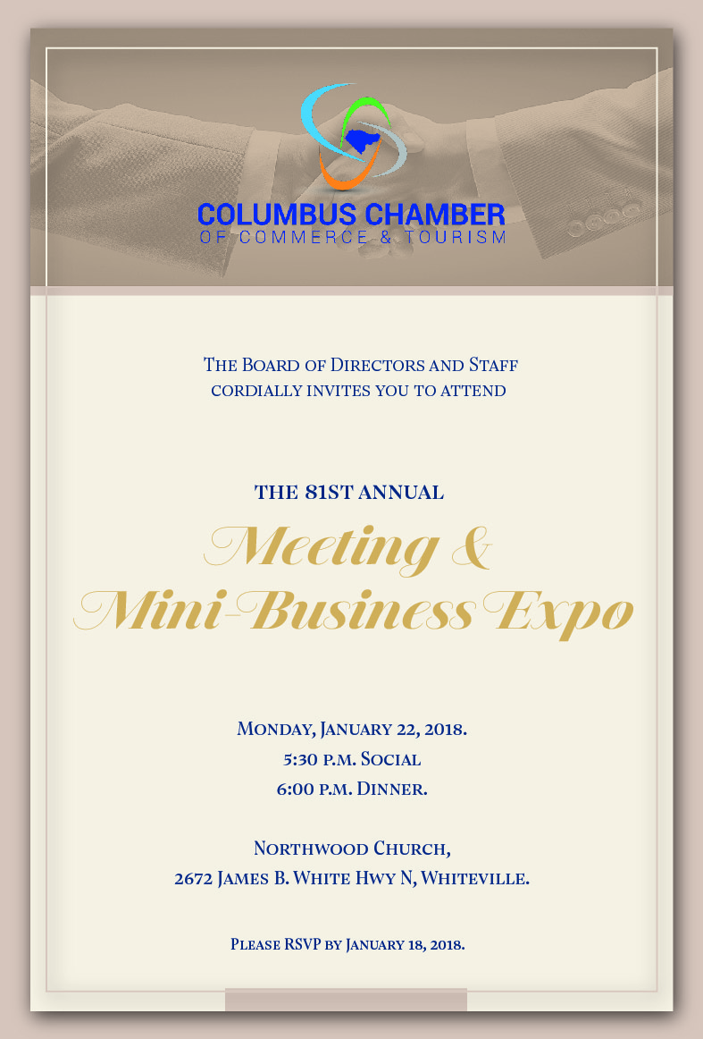 Print-Design von 68_Design für Columbus Chamber of Commerce and Tourism | Design #17201459
