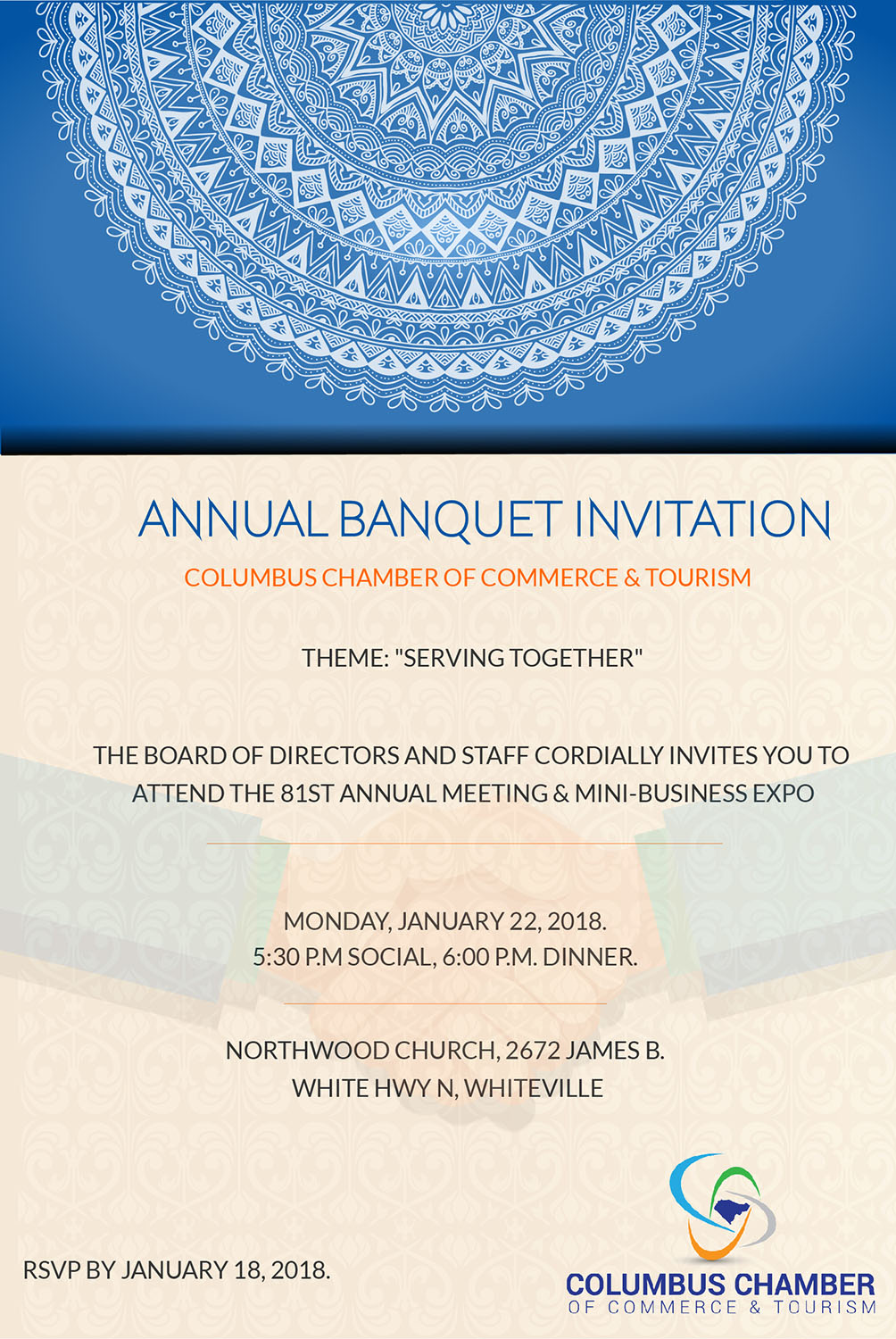 Print Design by Spydaman for Columbus Chamber of Commerce and Tourism | Design #17227776