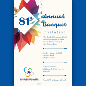 Print Design by M.charadva for Columbus Chamber of Commerce and Tourism | Design: #17195684