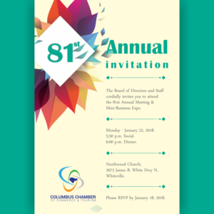 Print Design by M.charadva for Columbus Chamber of Commerce and Tourism | Design: #17195911