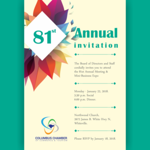 Print Design by M.charadva for Columbus Chamber of Commerce and Tourism | Design: #17196901