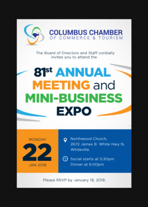 Print Design by designhero for Columbus Chamber of Commerce and Tourism | Design: #17204496
