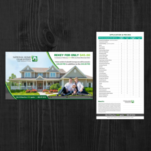 Flyer Design by debdesign for National Home Guaranteed | Design: #17198737