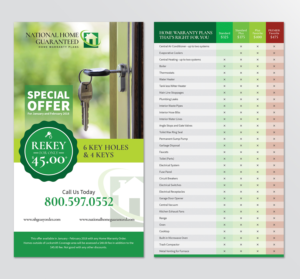 Flyer Design by sun_design for National Home Guaranteed | Design: #17197352