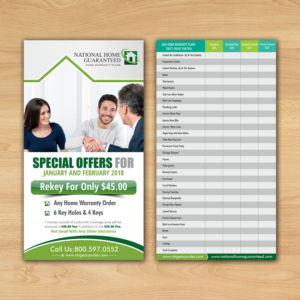 Diseño de Flyer por ecorokerz para National Home Guaranteed | Diseño #17195070