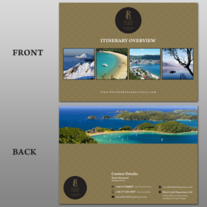 Brochure Design by debdesign for Black Label Experience | Design: #17204616