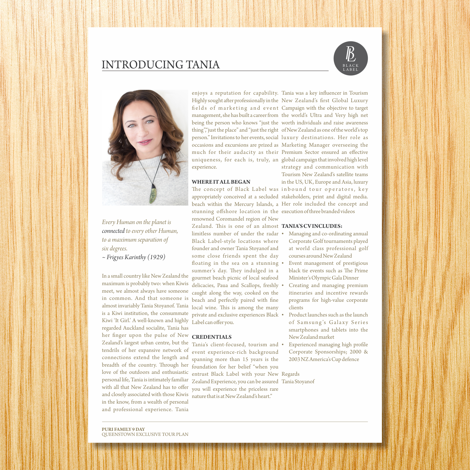 Brochure Design by barinix for Black Label Experience | Design #17208215