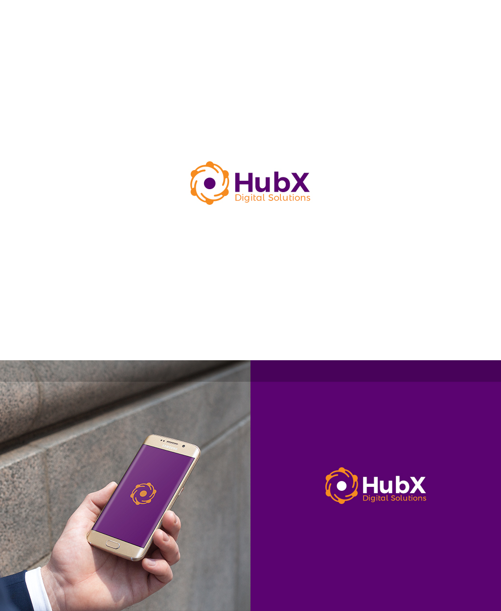 Logo Design by JohnM. for HubX Digital Solutions Inc. | Design #17312784