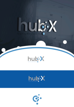 Logo Design by Ves-Boycheva for HubX Digital Solutions Inc. | Design: #17314213