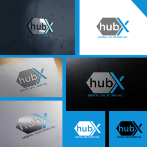 Logo Design by Costea Dan for HubX Digital Solutions Inc. | Design: #17313999