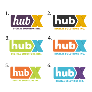 Logo Design by Artur Zherdetskii for HubX Digital Solutions Inc. | Design: #17466131