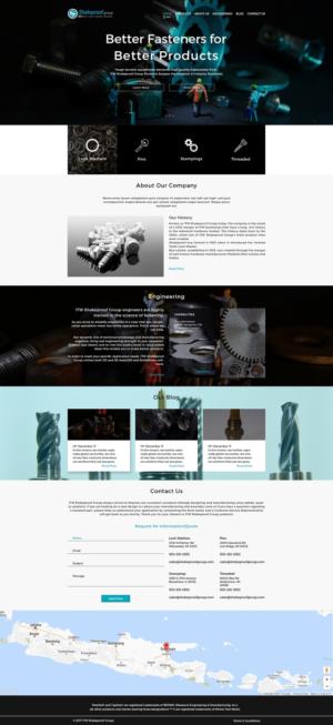 Web Design par Sid pour ITW Shakeproof | Design #17267143